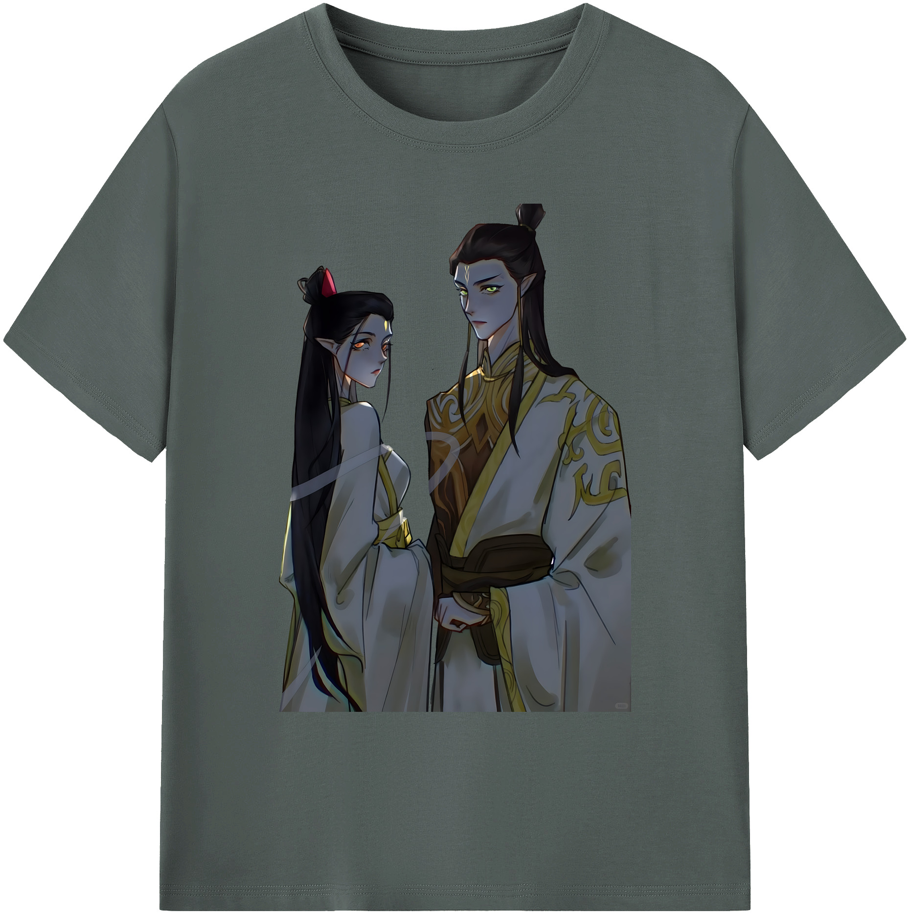 （画像用） Ne Zha 2 ナタ 魔童の大暴れ 綿100％ メンズ半袖Tシャツ｜肌触りやわらか＆通気性